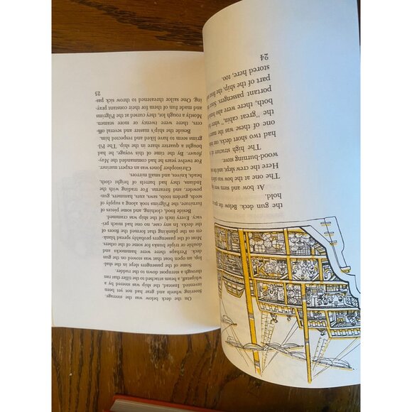 Turkeys Pilgrims & Indian Corn By Edna Barth 1975 Hardcover Vintage Thanksgiving - Picture 9 of 9